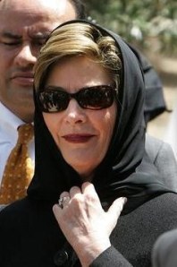 Laura Bush hijab