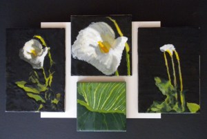 Encaustic Lily set 001